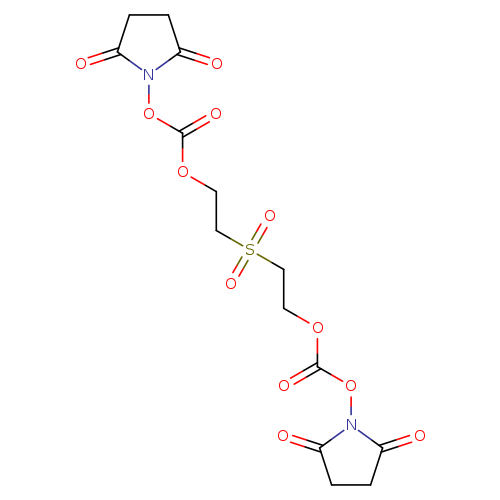 O=C(ON1C(=O)CCC1=O)OCCS(=O)(=O)CCOC(=O)ON1C(=O)CCC1=O