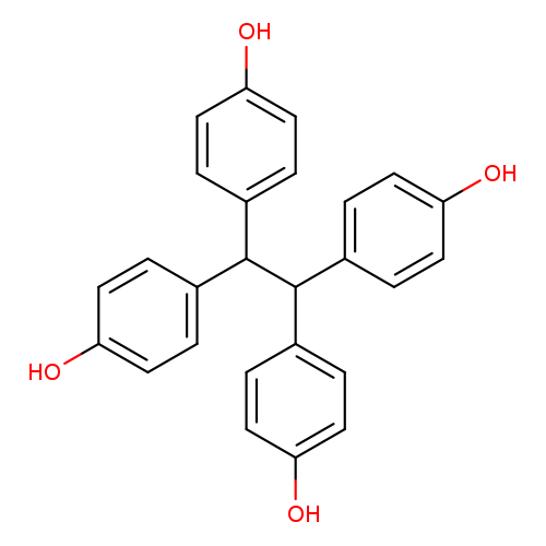 Oc1ccc(cc1)C(C(c1ccc(cc1)O)c1ccc(cc1)O)c1ccc(cc1)O