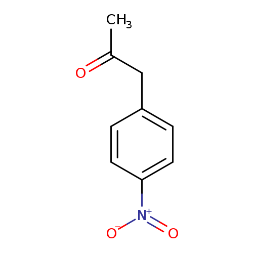 CC(=O)Cc1ccc(cc1)[N+](=O)[O-]