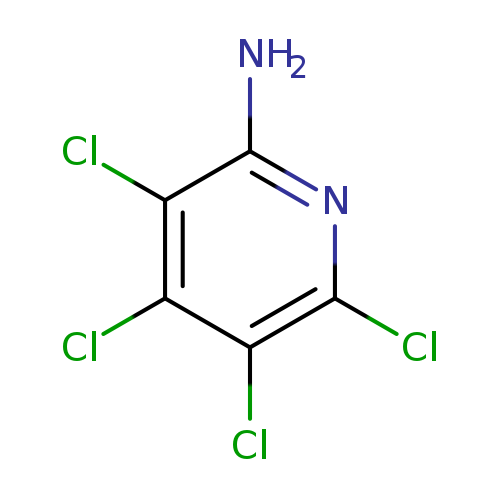 Clc1c(N)nc(c(c1Cl)Cl)Cl