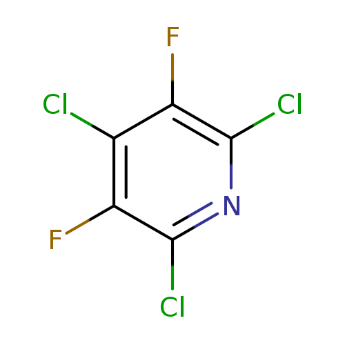 Clc1nc(Cl)c(c(c1F)Cl)F