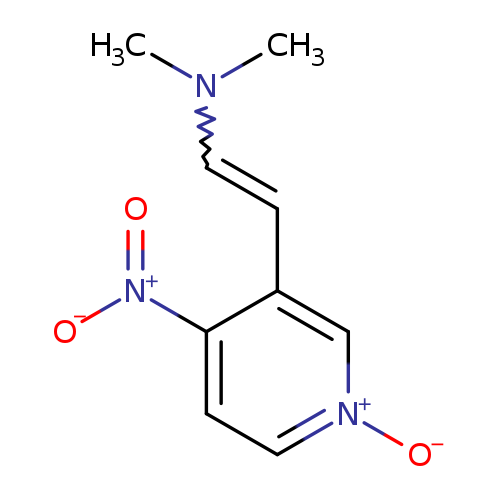 CN(/C=Cc1c[n+]([O-])ccc1[N+](=O)[O-])C