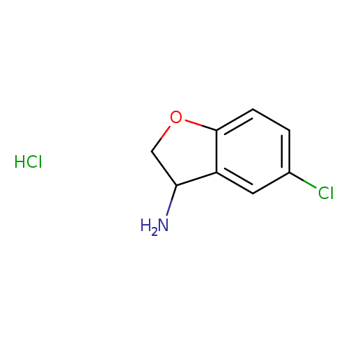 Clc1ccc2c(c1)C(N)CO2.Cl