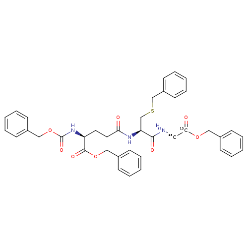 O=[13C]([13CH2][15NH]C(=O)[C@@H](NC(=O)CC[C@@H](C(=O)OCc1ccccc1)NC(=O)OCc1ccccc1)CSCc1ccccc1)OCc1ccccc1