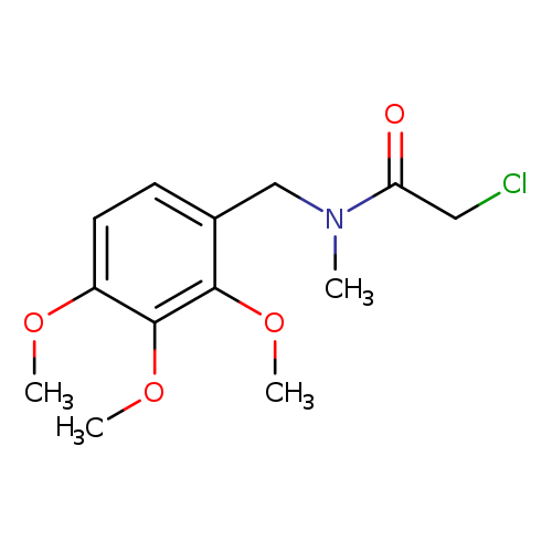 ClCC(=O)N(Cc1ccc(c(c1OC)OC)OC)C