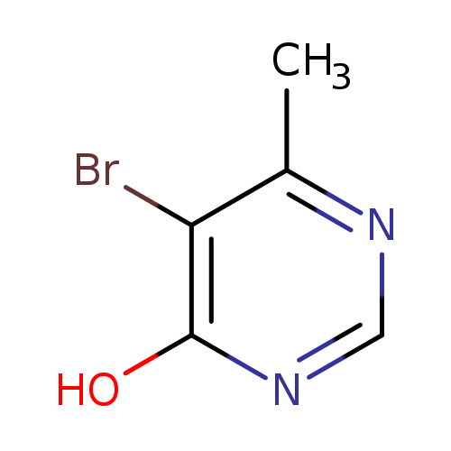 Brc1c(C)ncnc1O