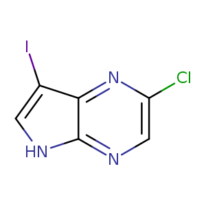 Clc1cnc2c(n1)c(I)c[nH]2