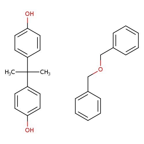 c1ccc(cc1)COCc1ccccc1.Oc1ccc(cc1)C(c1ccc(cc1)O)(C)C