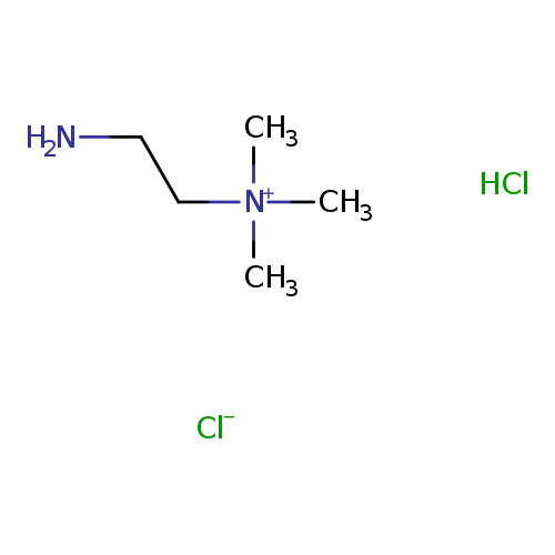 NCC[N+](C)(C)C.[Cl-].Cl