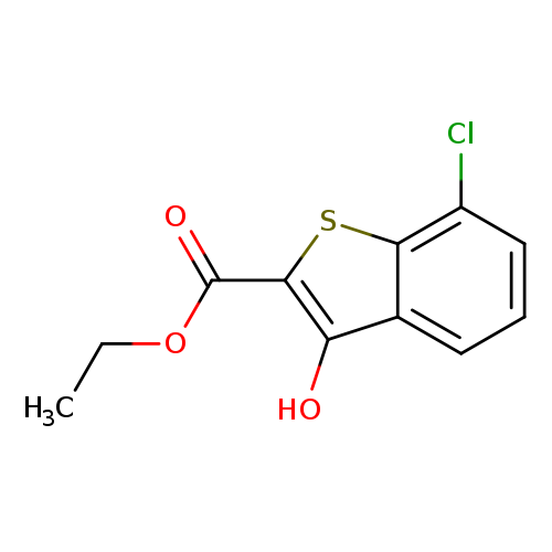 CCOC(=O)c1sc2c(c1O)cccc2Cl