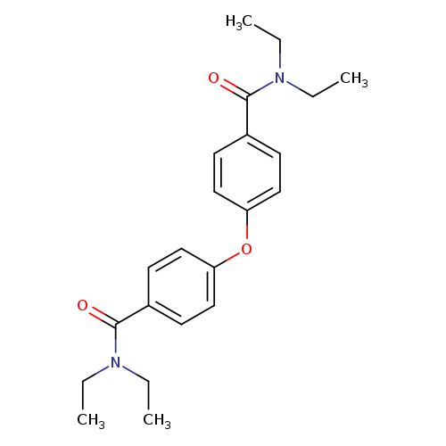 CCN(C(=O)c1ccc(cc1)Oc1ccc(cc1)C(=O)N(CC)CC)CC