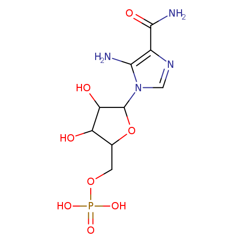 OC1C(O)C(OC1n1cnc(c1N)C(=O)N)COP(=O)(O)O