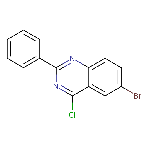 Brc1ccc2c(c1)c(Cl)nc(n2)c1ccccc1