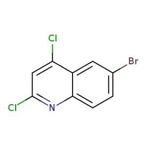 Brc1ccc2c(c1)c(Cl)cc(n2)Cl