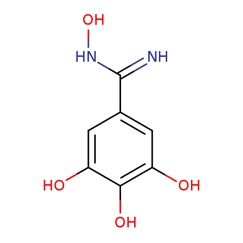 ONC(=N)c1cc(O)c(c(c1)O)O
