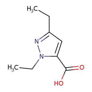 CCc1cc(n(n1)CC)C(=O)O