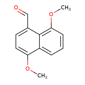 O=Cc1ccc(c2c1c(OC)ccc2)OC