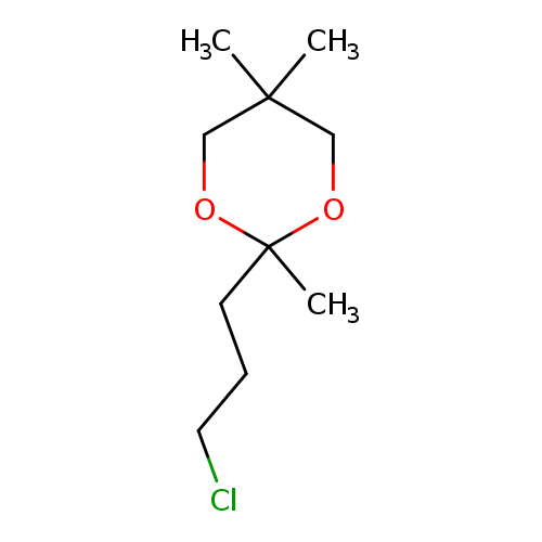 ClCCCC1(C)OCC(CO1)(C)C