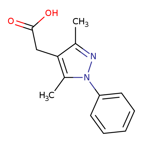 OC(=O)Cc1c(C)nn(c1C)c1ccccc1