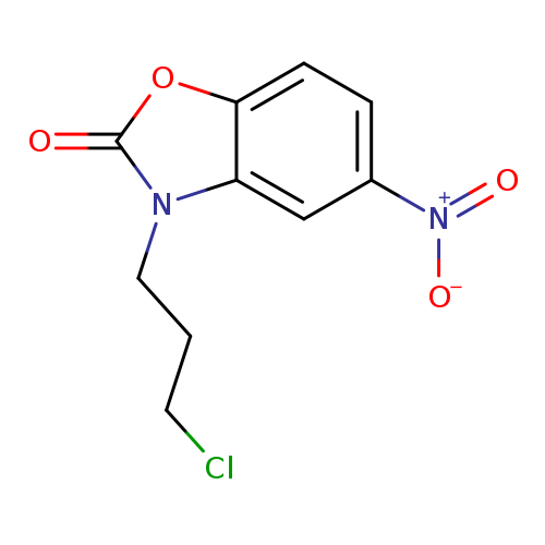ClCCCn1c(=O)oc2c1cc(cc2)[N+](=O)[O-]