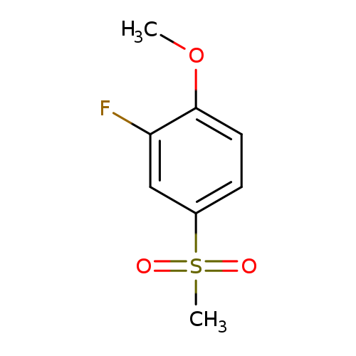 COc1ccc(cc1F)S(=O)(=O)C