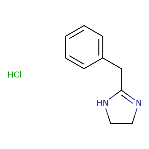 c1ccc(cc1)CC1=NCCN1.Cl