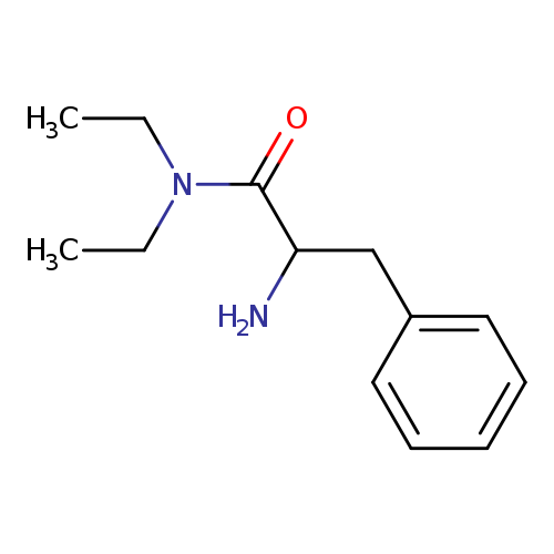 CCN(C(=O)C(Cc1ccccc1)N)CC