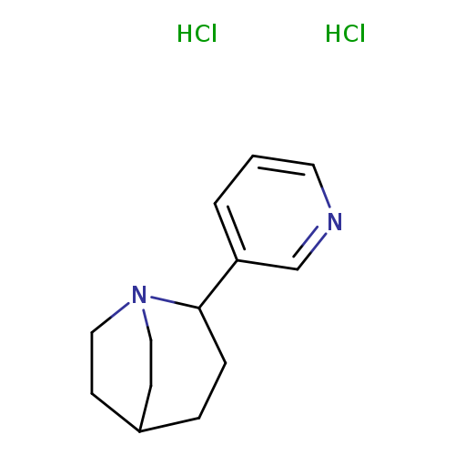 c1ccc(cn1)C1CCC2CCN1CC2.Cl.Cl