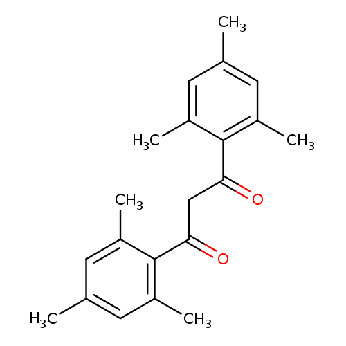 O=C(c1c(C)cc(cc1C)C)CC(=O)c1c(C)cc(cc1C)C