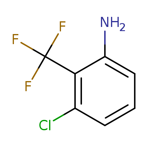 Nc1cccc(c1C(F)(F)F)Cl