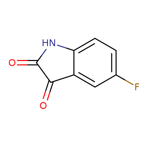 Fc1ccc2c(c1)C(=O)C(=O)N2