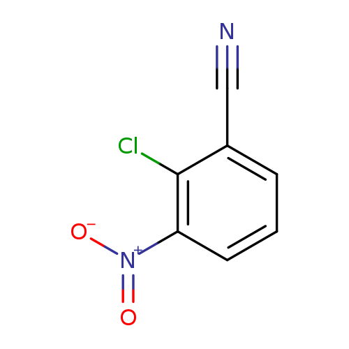 N#Cc1cccc(c1Cl)[N+](=O)[O-]