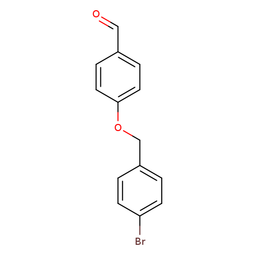 O=Cc1ccc(cc1)OCc1ccc(cc1)Br