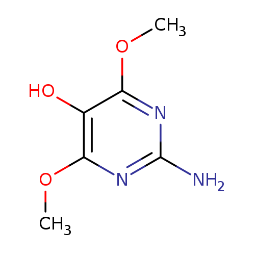COc1nc(N)nc(c1O)OC