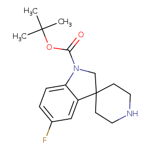 Fc1ccc2c(c1)C1(CCNCC1)CN2C(=O)OC(C)(C)C