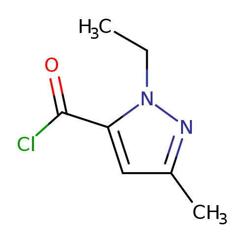 CCn1nc(cc1C(=O)Cl)C