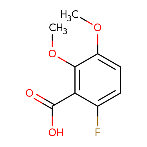 COc1c(OC)ccc(c1C(=O)O)F