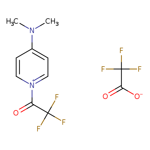 [O-]C(=O)C(F)(F)F.CN(c1cc[n+](cc1)C(=O)C(F)(F)F)C