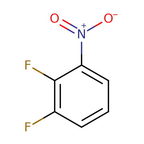 [O-][N+](=O)c1cccc(c1F)F