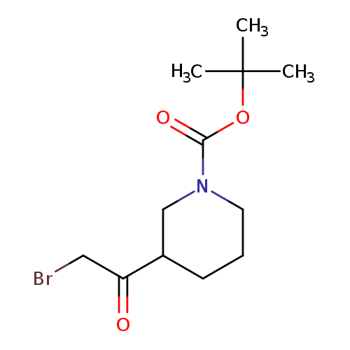 BrCC(=O)C1CCCN(C1)C(=O)OC(C)(C)C