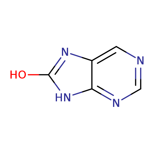 Oc1nc2c([nH]1)ncnc2
