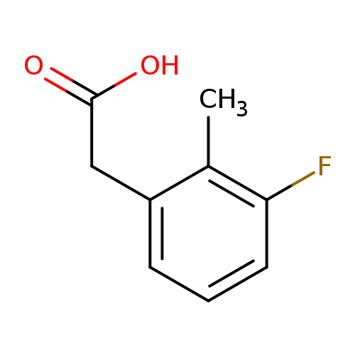 Cc1c(CC(=O)O)cccc1F