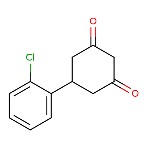 O=C1CC(=O)CC(C1)c1ccccc1Cl