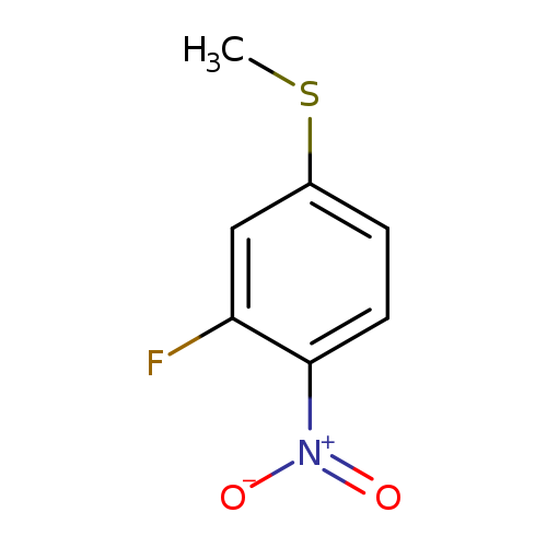 CSc1ccc(c(c1)F)[N+](=O)[O-]