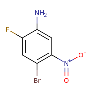 [O-][N+](=O)c1cc(N)c(cc1Br)F