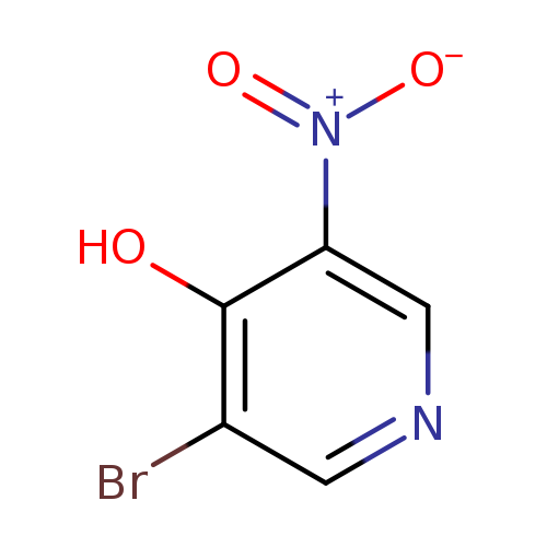 [O-][N+](=O)c1cncc(c1O)Br