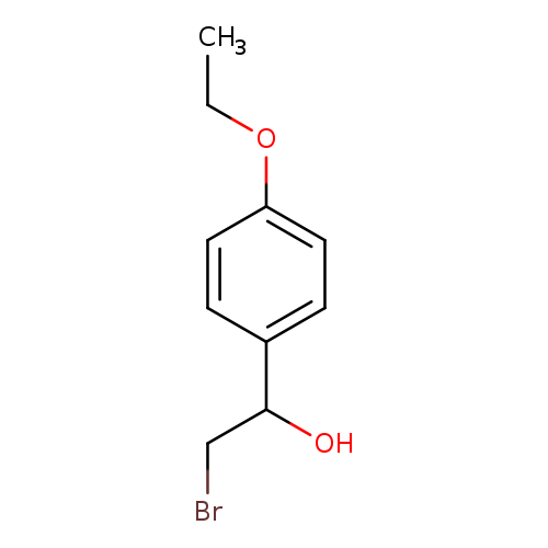CCOc1ccc(cc1)C(CBr)O