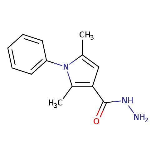 NNC(=O)c1cc(n(c1C)c1ccccc1)C