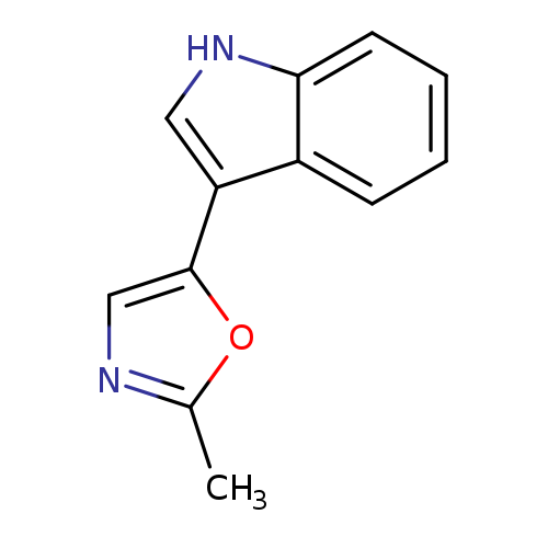Cc1ncc(o1)c1c[nH]c2c1cccc2