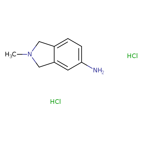 CN1Cc2c(C1)cc(cc2)N.Cl.Cl